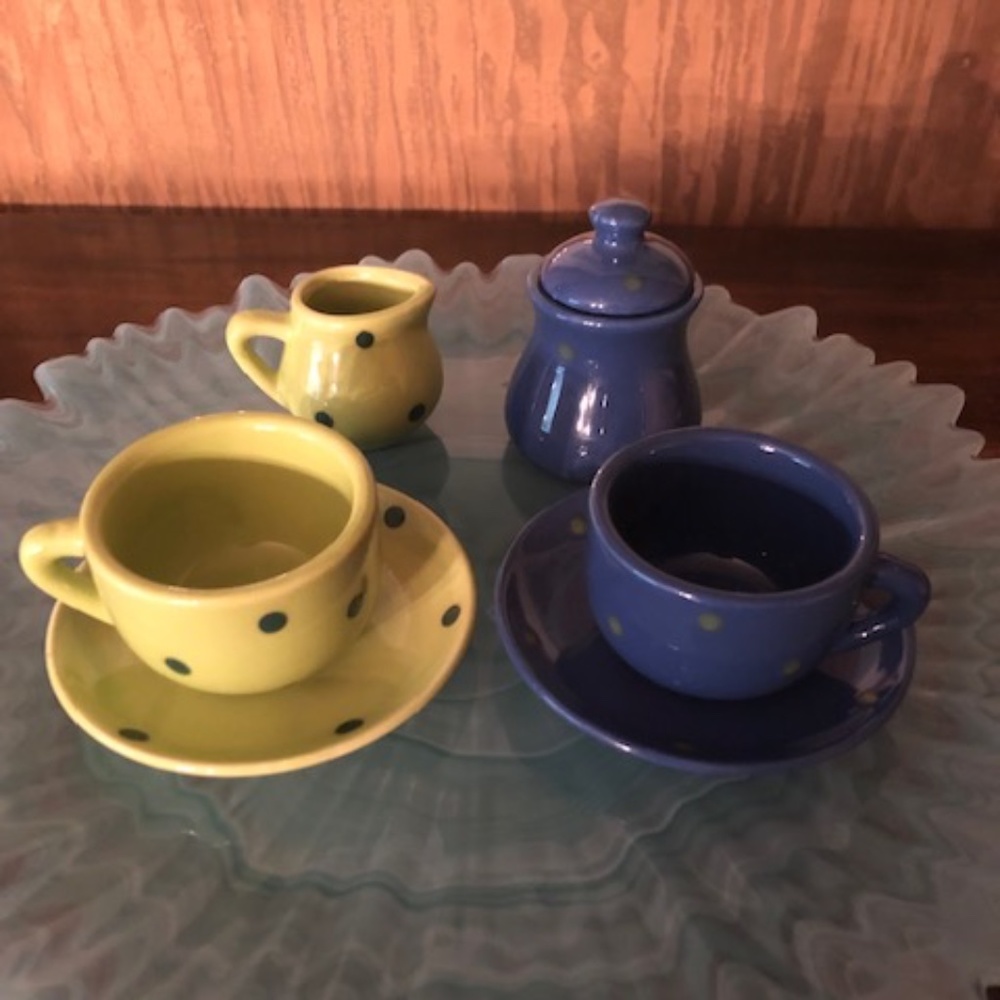 Frenzy Toys Handpainted Tea for Two Ceramic Tea Set
